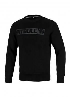 PitBull West Coast Pánská mikina crew Hilltop - černá