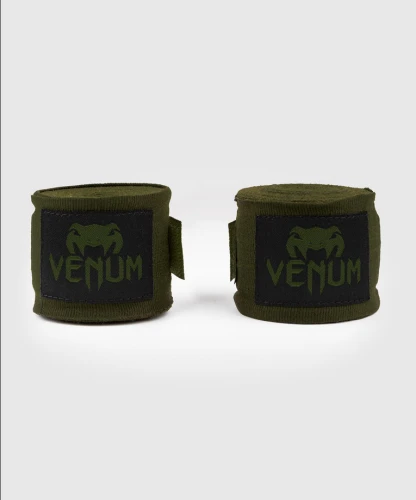 Boxerské bandáže značky VENUM KONTACT - 4,5 m Khaki/Black