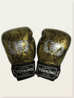 Boxerské rukavice TOP KING Super Air Snake Black gold