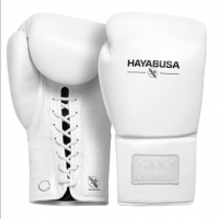 Boxerské šněrovací rukavice HAYABUSA Pro Lace - White