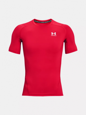 Pánské kompresní triko Under Armour HG Armour Comp SS - červené