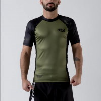 Rashguard Kingz Krown S/S Jiu Jitsu - zelený