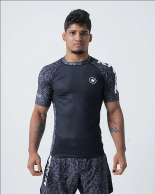 Rashguard Kingz Night Camo S/S - černý