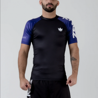 Rashguard Kingz Ranked S/S - černo/modrý