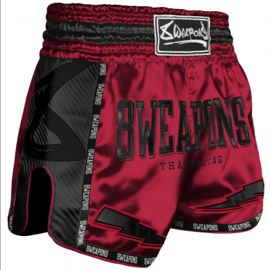 8 WEAPONS Muay Thai trenýrky Red Dawn - červené