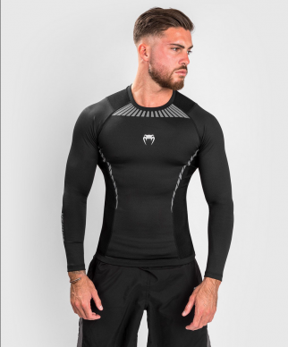 Rashguard VENUM JAWS 2.0 s Dl. rukávem - černý