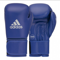 Boxerské rukavice Adidas IBA modré - kůže