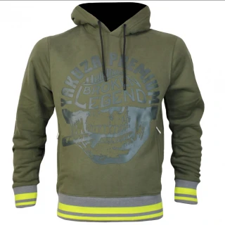 Yakuza Premium Pánská mikina YPH 3423 - zelená