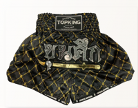 Thai šortky TOP KING TKTBS-215 - černo/zlaté