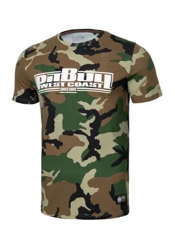 PitBull West Coast Triko Classic Boxing Slim fit 190 - camo
