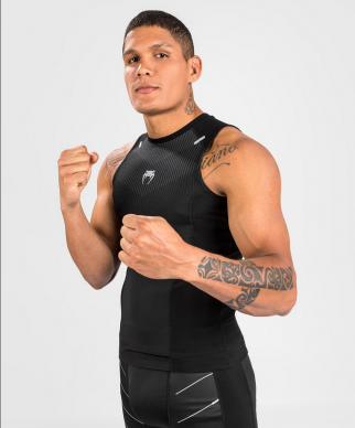 Rashguard VENUM bez rukávu Biomecha - černý