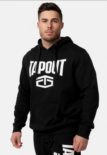 Pánska mikina TAPOUT ACTIVE BASIC - černá
