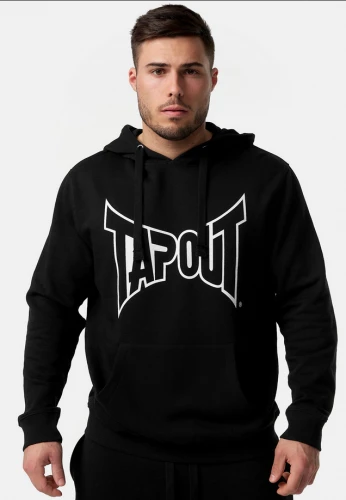 Pánska mikina TAPOUT LIFESTYLE BASIC - černá