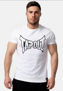 Pánské triko TAPOUT LIFESTYLE BASIC- bílé