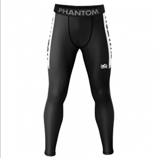 PHANTOM Pánské legíny APEX - černo/bílé
