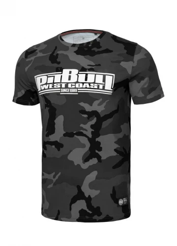PitBull West Coast Triko Classic Boxing Slim fit 190 - Black Camo