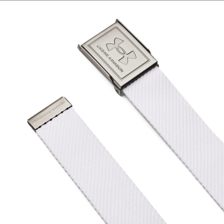 UNDER ARMOUR Pásek M's Webbing - bílý