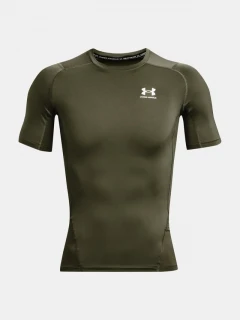 Pánské kompresní triko Under Armour HG Armour Comp SS - zelené
