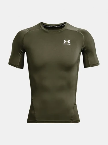 Pánské kompresní triko Under Armour HG Armour Comp SS - zelené