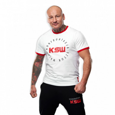 Pánské tričko KSW TRUESCHOOL - Red