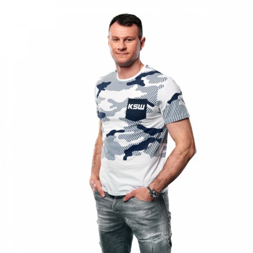 Pánské tričko KSW POCKET BLUE