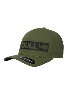 Pánská kšiltovka PitBull West Coast stretch fitted full cap HILLTOP - zelená