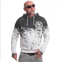 Pánská mikina Yakuza Splash Allover - černo/bílá