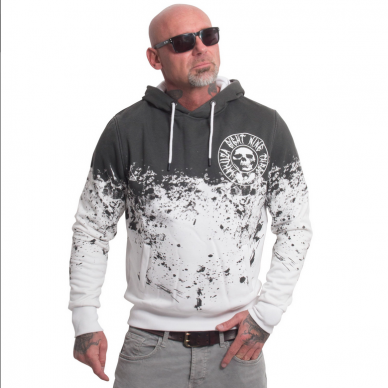 Pánská mikina Yakuza Splash Allover - černo/bílá