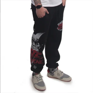 Yakuza Pánské tepláky Hate Loose - černé