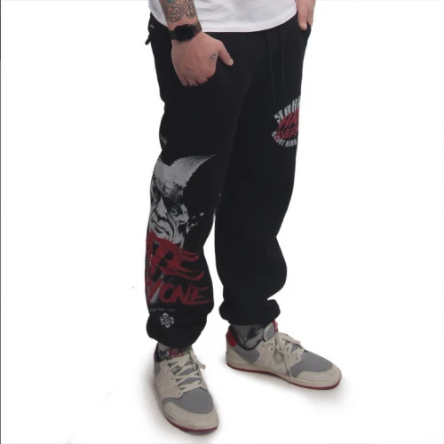 Yakuza Pánské tepláky Hate Loose - černé