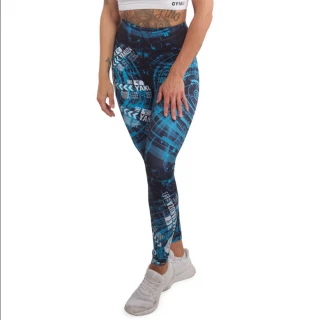 Yakuza Dámské Legíny Electric Rose Slide - černé