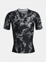 Pánské kompresní triko Under Armour HG IsoChill Prtd SS - černé