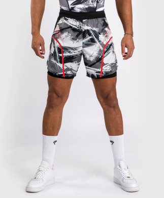 Tréninkové Pánské trenky VENUM Electron 3.0 - šedo/červené