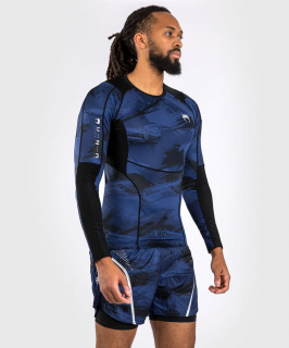 Rashguard VENUM Electron DL.rukáv 3.0 - modrý
