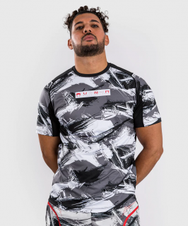 Funkční triko VENUM Electron 3.0 Dry-Tech Kr.rukávem - šedo/červený