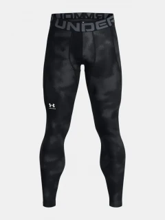 Under Armour Kompresní legíny UA HG Armour Printed - černé