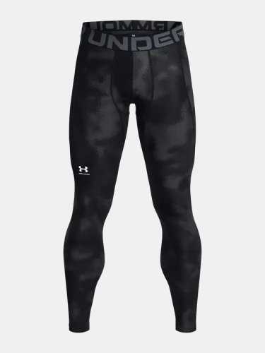 Under Armour Kompresní legíny UA HG Armour Printed - černé