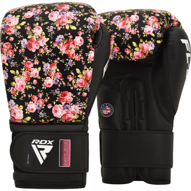 RDX Dětské Boxerské rukavice FL6 Floral - černé