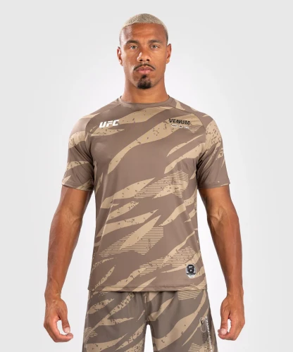 Funkční triko VENUM UFC Adrenaline by Venum Fight Week Dry-Tech - desert Camo