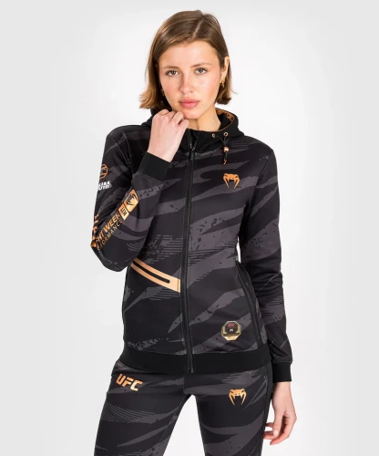 Dámská mikina UFC Adrenaline by Venum Fight Week zip - urban camo