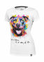 Další: PitBull West Coast Dámské triko Watercolor - bílé