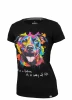 Další: PitBull West Coast Dámské triko Watercolor - černé