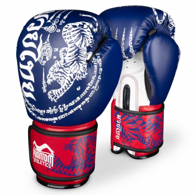 PHANTOM Boxerské rukavice Muay Thai - modré