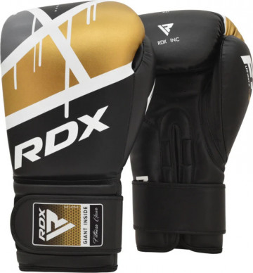 RDX Boxerské rukavice F7 Ego - černo/zlaté