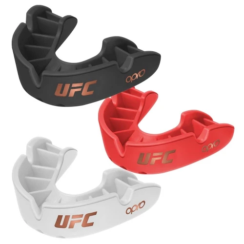 Chránič zubů Opro Bronze UFC senior - bílo/bronzový