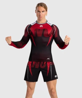 Rashguard VENUM Adrenaline Dl. rukáv - červený