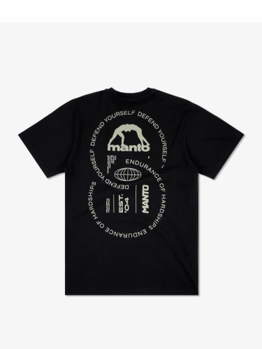 Pánské Triko Manto AHEAD - černé