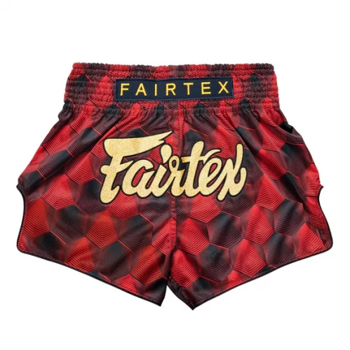 Thai šortky Fairtex BS1919 - červené