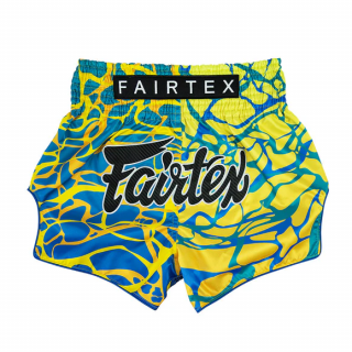 Thai šortky Fairtex BS1927 - Magma Green
