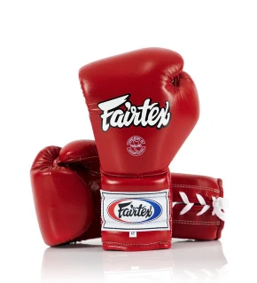 Šněrovací rukavice Fairtex BGL7 - červené